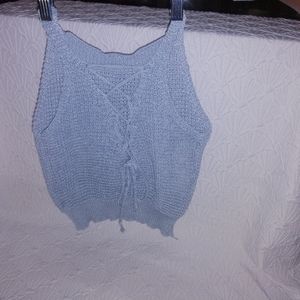 Crotchet halter top